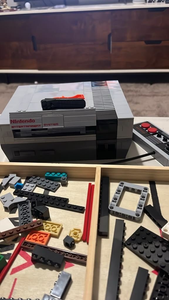 Customer building a retro console set at home