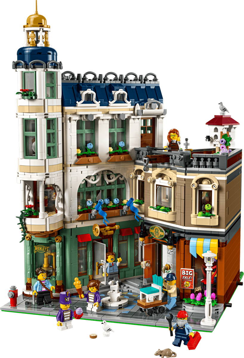 Shopping Street Modular Building Model (11371) – 3,456 Pcs | Architecture
