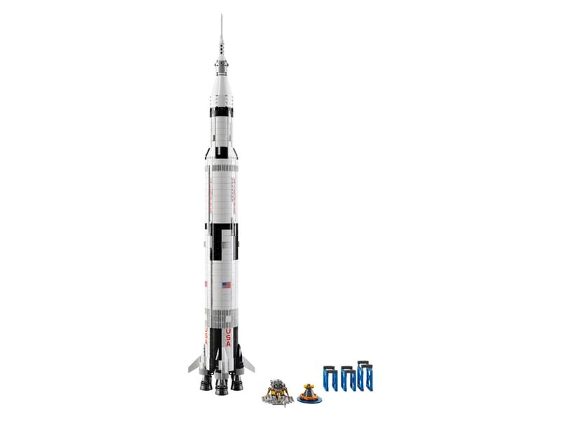 Apollo Saturn V Space Rocket Building Model (92176) – 1,969 Pcs | NASA