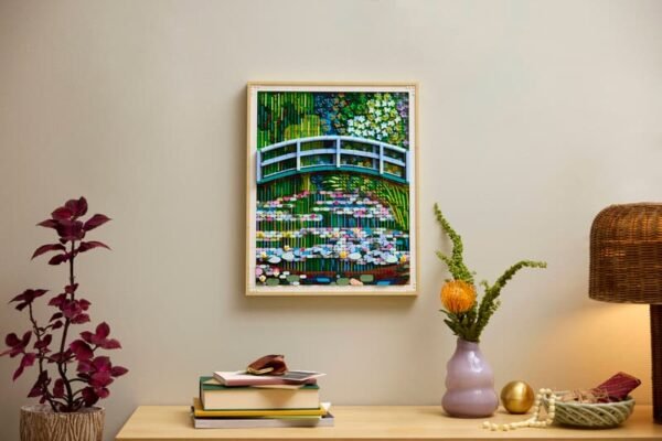 Claude Monet Water Lily Pond Wall Art Building Set (31220) – 1,445 Pcs